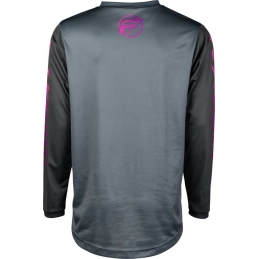 Maillot Fly® F-16 KID - Gris/Rose Bmx Race
