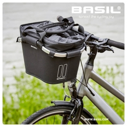 Panier avant vélo Basil® Classic Carry - Noir Bmx Race