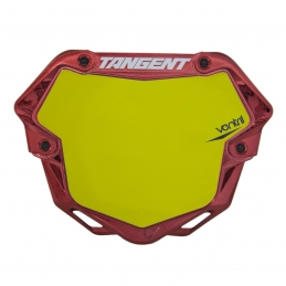Plaque BMX Tangent® Ventril 3D Pro - Rouge chromé