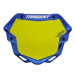Plaque BMX Tangent® Ventril 3D Pro - Bleu Chromé