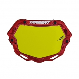 Plaque BMX Tangent® Ventril 3D Mini/Cruiser - Rouge Chromé