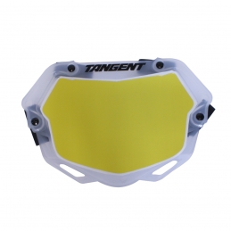 Plaque BMX Tangent® Ventril 3D Trans Mini/Cruiser - Blanc