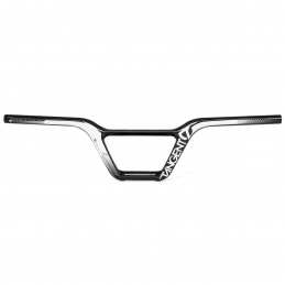 Guidon BMX Tangent® Vortex Carbone 6.5" - Noir/Blanc