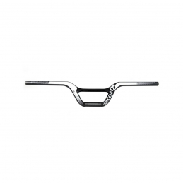 Guidon BMX Tangent® Vortex Carbone 4.5" - Noir/Blanc