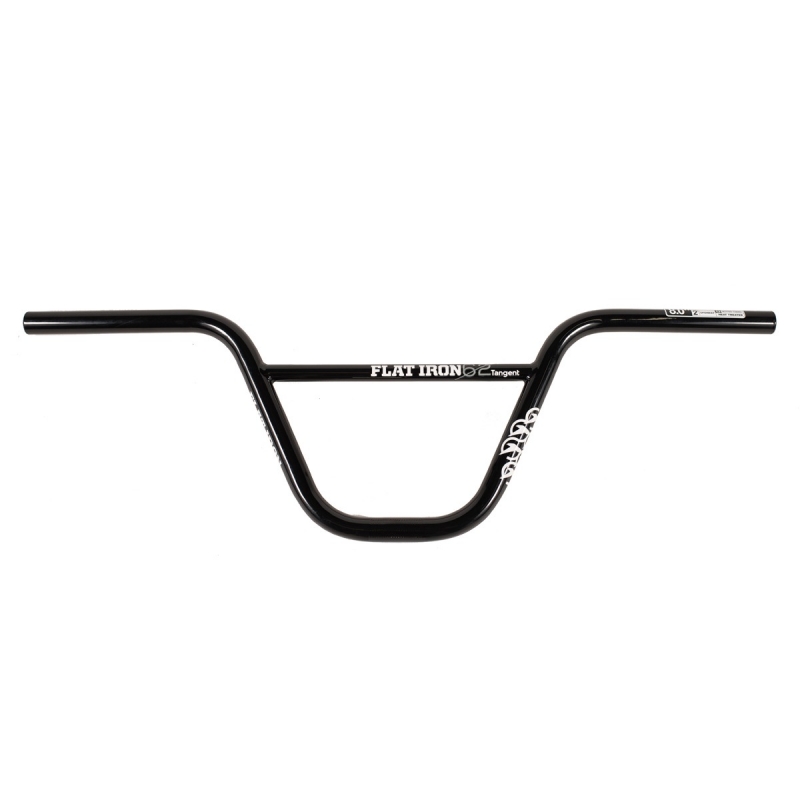 Guidon BMX Tangent® Flat Iron 8.0" - Noir