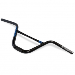 Guidon BMX Elevn® 31.8 Standard 8.0" - Noir/Bleu