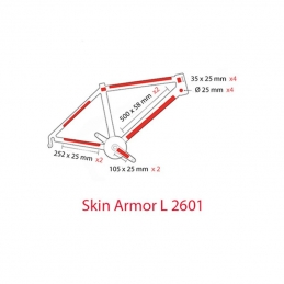 Protection de cadre Zefal® Skin Armor Mate - Transparent