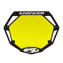 Plaque BMX Answer® 3D Pro  (Couleurs au choix)