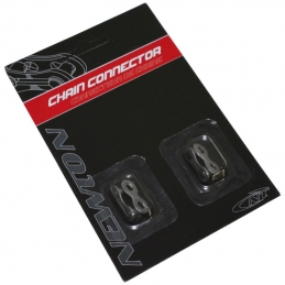 Connecteur De Chaine Velo  7-8 vitesses Newton Anti-Rouille Compatible Shimano-Sram  (Attache Rapide) (Blister De 2 Pieces)