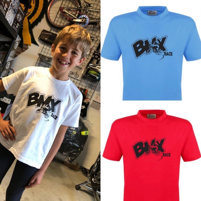 T-Shirt enfant BMX Race (couleurs au choix)