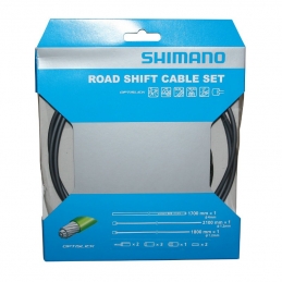 Transmission Derailleur Shimano Gris-Cable Optislik (Kit Transmission 2Cables-2 Gaines)