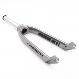 Fourche Yess Pro Tapered Alu - 10Mm - Chrome Clear Bmx Race