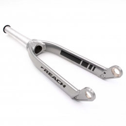 Fourche Yess Pro Tapered Alu - 20Mm - Chrome Clear Bmx Race
