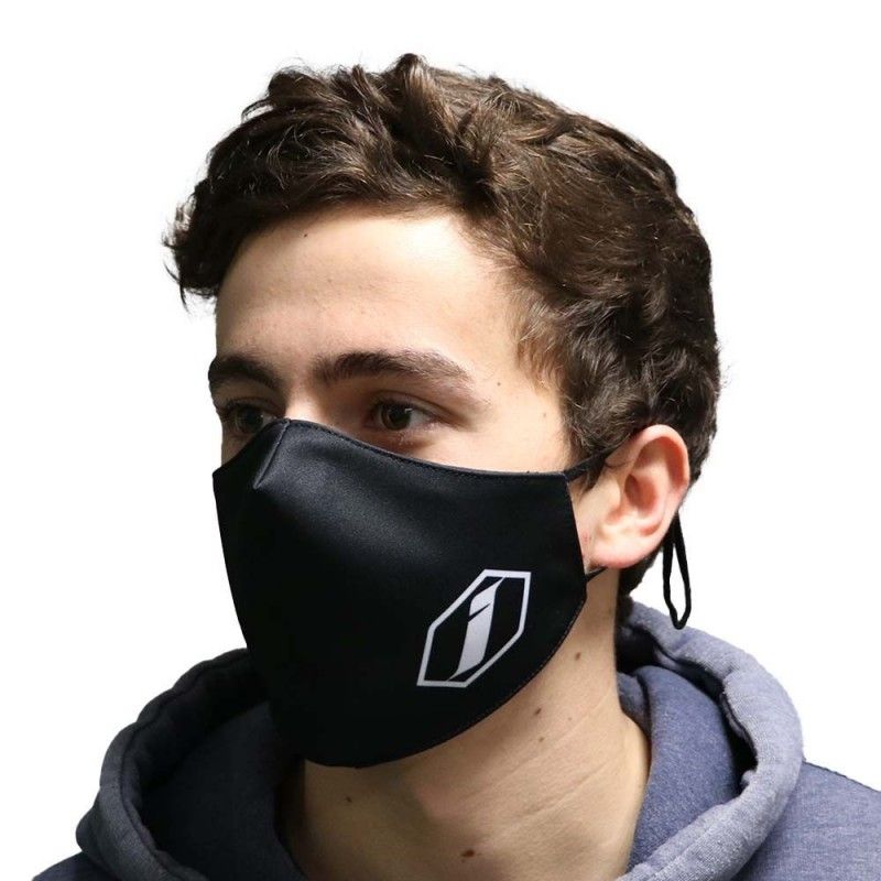 Masque de protection Inspyre® Corporate Logo - Noir Bmx Race