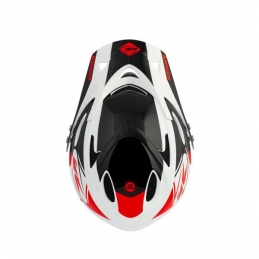 Casque intégral Kenny® Down Hill Graphic - Rouge/Blanc Bmx Race