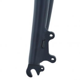 Fourche Vtc 700X35 Rigide Alu Noire Compatible V-Brake-Disc Pivot Lisse 1''1-8-28,6 Exterieur 310Mm Bmx Race