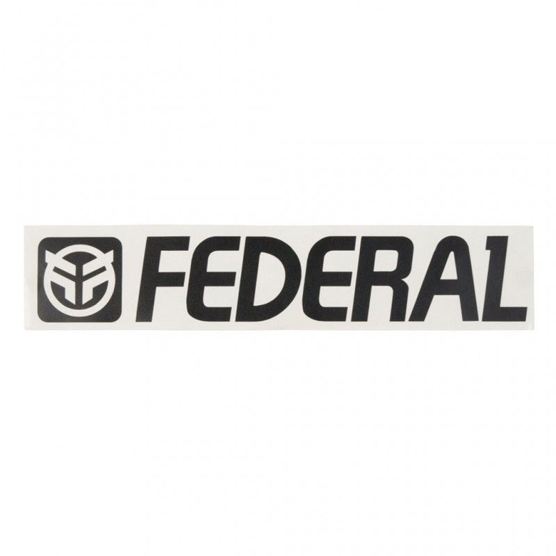 Sticker Federal 170Mm Die Cut - Black