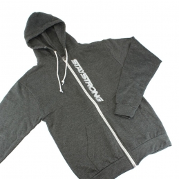 Sweat homme Staystrong® Faster Zip Heather - Noir