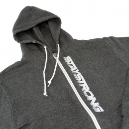 Sweat homme Staystrong® Faster Zip Heather - Noir
