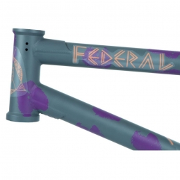 Cadre Federal Perrin V2 Ics Matt Grey/ Purple Bmx Race